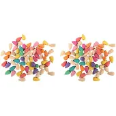 Semoic 200Pcs Reflux Incense Cones Aromatherapy Lavender Rose Jasmine