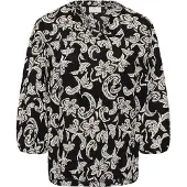 Kaffe Bluse 'KARiani' beige / sort