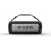 W-king D8 wireless Bluetooth speaker – black and silver