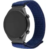 FIXED - Urrem for smart watch - nylon, quick release, 20 mm - 160-210 mm - mørkeblå