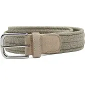 Profuomo Vokset Vævet Bælte Beige Khaki måle