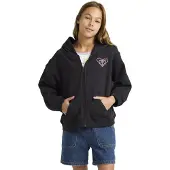 Roxy Midnight Hike Bruhsed Rg Sweatshirt Med Lynlås