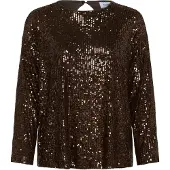 Saint tropez Bluse mokka