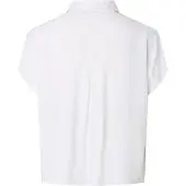 Pieces Pcpia Linen Blend Kortærmet Skjorte