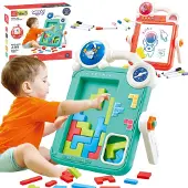 Woopie Piešimo lenta ir Tetris žaidimas 2in1