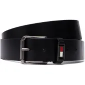 Tommy Hilfiger Bælte 'Scanton Roller Buckle' sort