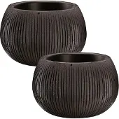 Wellhome Beton Blomsterpotte 16.1x23.8x23.8cm 2 Enheder
