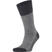 Falke Airport Herringstripe Sok Sort måle