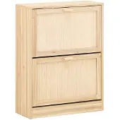 SoBuy Skoskab med bambuslåger, 60x80x24 cm
