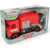 Tigres Wader Middle truck - Rød skraldevogn (234778)
