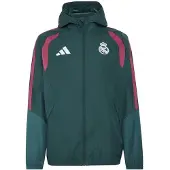 Adidas Real Madrid Jakke All Weather Tiro 26 - Grøn/Pink - , størrelse Medium