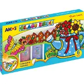 Amos glas-/vinduesfarver Glass Deco 6 farver