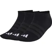 Adidas Sportssokker 'THIN&LIGHT NO SHOW SOCKS 3 PAIR' antracit / sort / hvid