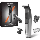 MAXGROOM M-319 multifunktionel trimmer med udskiftelige spidser - sort