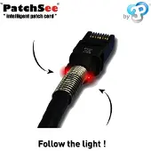 PatchSee patchkabel FTP CAT 6a sort 4,9 m
