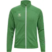 Hummel Sportssweatjakke 'Lead' grøn / sort / hvid