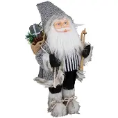 24hShop Julemand med ski 46 cm