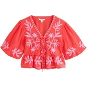 Next Bluse lys pink / rød
