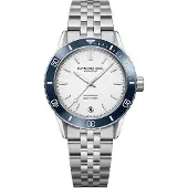Raymond Weil Dameur 2755-ST3-30001 Freelancer Hvid/Stål Ø36 mm