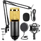 24hShop Kondensatormikrofon BM-800 med stativ