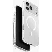 Uniq Airsuit-etui til iPhone 17 Pro Max Magclick-opladning - gennemsigtig