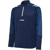 Hummel Bluse - hmlBlaze 2.0 Training Half Zip - Marine/Shadow Li - - 12 år (152) - Bluse