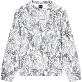 Armani Exchange A|X Armani Exchangetil mænd. XM002381AF24635F1146 Beige French Terry sweatshirt (L), Casual, Bomuld