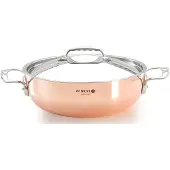 De Buyer Stål Prima Matera Kobber/buet Gryde 28 Cm