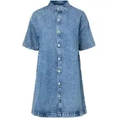 Pieces Blusekjole 'PCSky' blue denim
