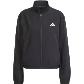 Adidas Train Essentials 3 Stripes Woven Warm Up Sweatshirt Med Lynlås