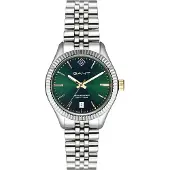 Gant Dameur G136005 Grøn/Stål Ø34 mm