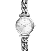 Fossil Analogt ur 'CARLIE' sølv