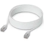 Ubiquiti UniFi - Patchkabel - RJ-45 (han) til RJ-45 (han) - 5 m - 3 mm - afskærmet - CAT 6a - booted, indendørs - hvid