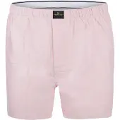 Steppin' Out boxershorts i lyserød oxford Lyserød måle