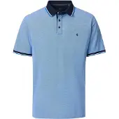 Casamoda Polo Piqué Contrast Blå måle