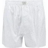 Steppin' Out boxershorts ed print, hvid Blå Hvid åle