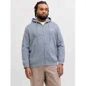Jack & Jones Plus Size Hættetrøje Med Lynlås