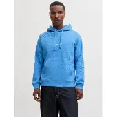 Jack & Jones Sweatshirt 'JORNorrebro' royalblå / hvid