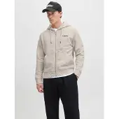 Jack & Jones Printet Hættetrøje Med Lynlås