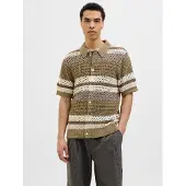 Jack & jones Stribet Strikket Skjorte
