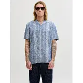 Jack & Jones Skjorte 'Summer' blue denim / hvid