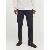 Jack & Jones Lærredsbukser 'JPSTKane Barret' navy