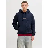 Jack & Jones Sweatshirt 'JORNorrebro' natblå / orange