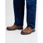 Jack & Jones Snørestøvler 'JFWCranfield' mørkebrun / honning