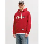 Jack & Jones Sweatshirt rød / hvid