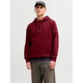 Jack & Jones Sweatshirt 'JORNorrebro' orange / vinrød