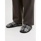 Jack & Jones Hjemmesko grå / sort / hvid