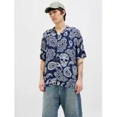 Jack & Jones Skjorte mørkeblå / hvid