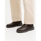 Jack & jones Snørestøvler mørkebrun