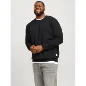 Jack&Jones PLUS Plus Size Ensfarvet Sweatshirt